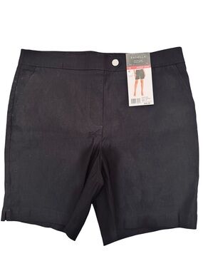 NWT Rafaella Women’s Black Stretch Shorts Size 14